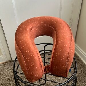 Target Orange Satin Travel Neck Pillow